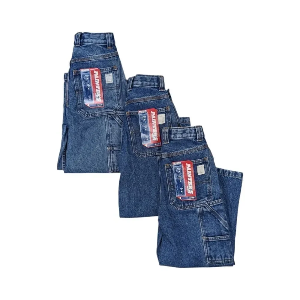 Old Navy NWT NOS Deadstock Vintage Y2k Painters Carpenter Jeans Boys Size 7